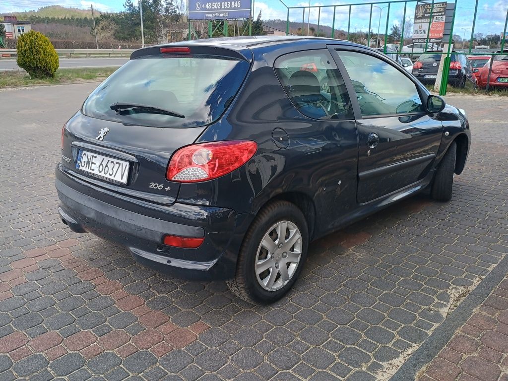 Z Niemiec Peugeot 206+ 2009rok 1.1benz. nowe sprzęgło , oszczędne auto