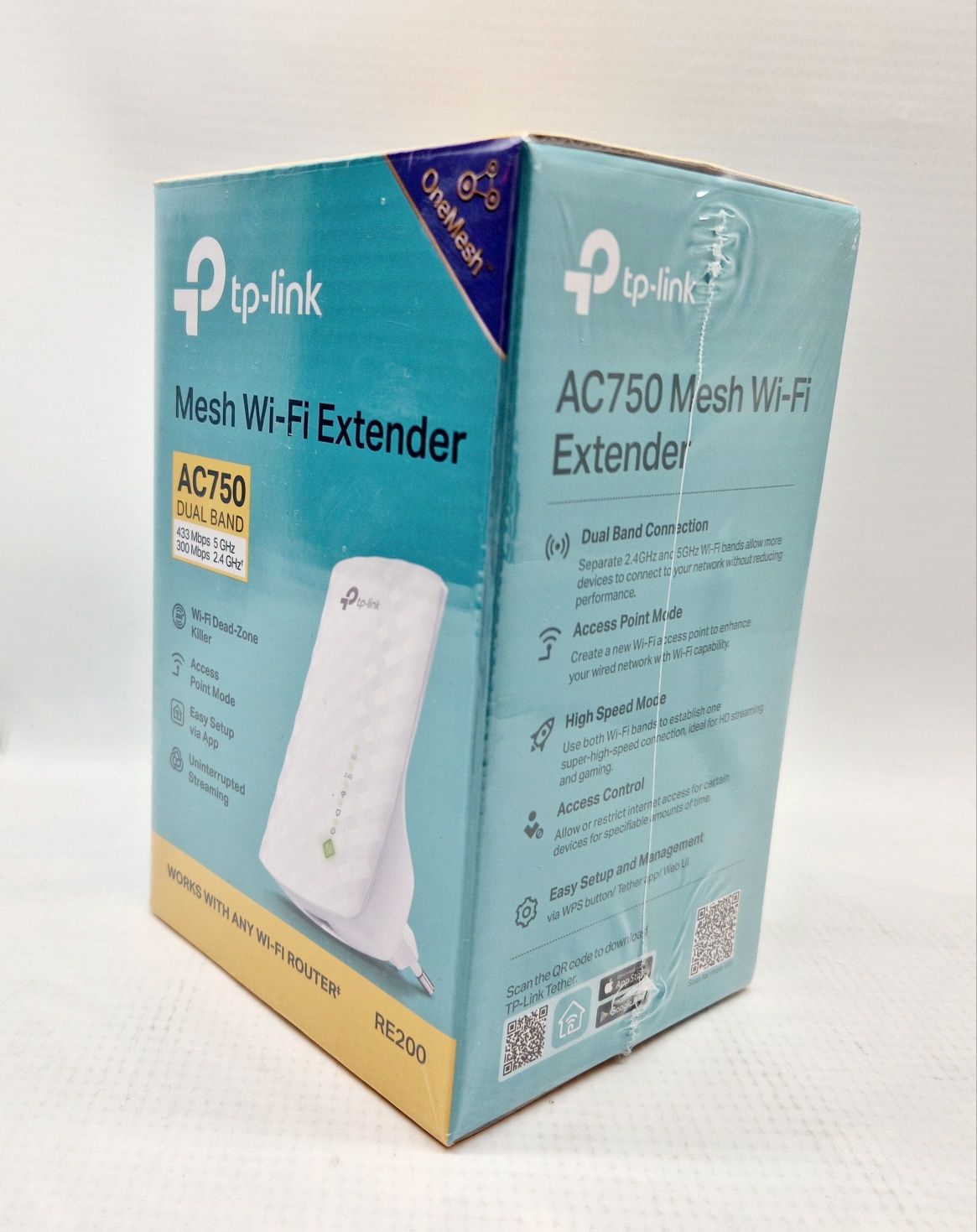 Wzmacniacz sygnału WIFI TP-LINK RE200, NOWY, Komis Jasło Czackiego
