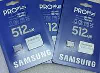 Samsung PRO Plus microSDXC НОВІ на 256 і 512 GB