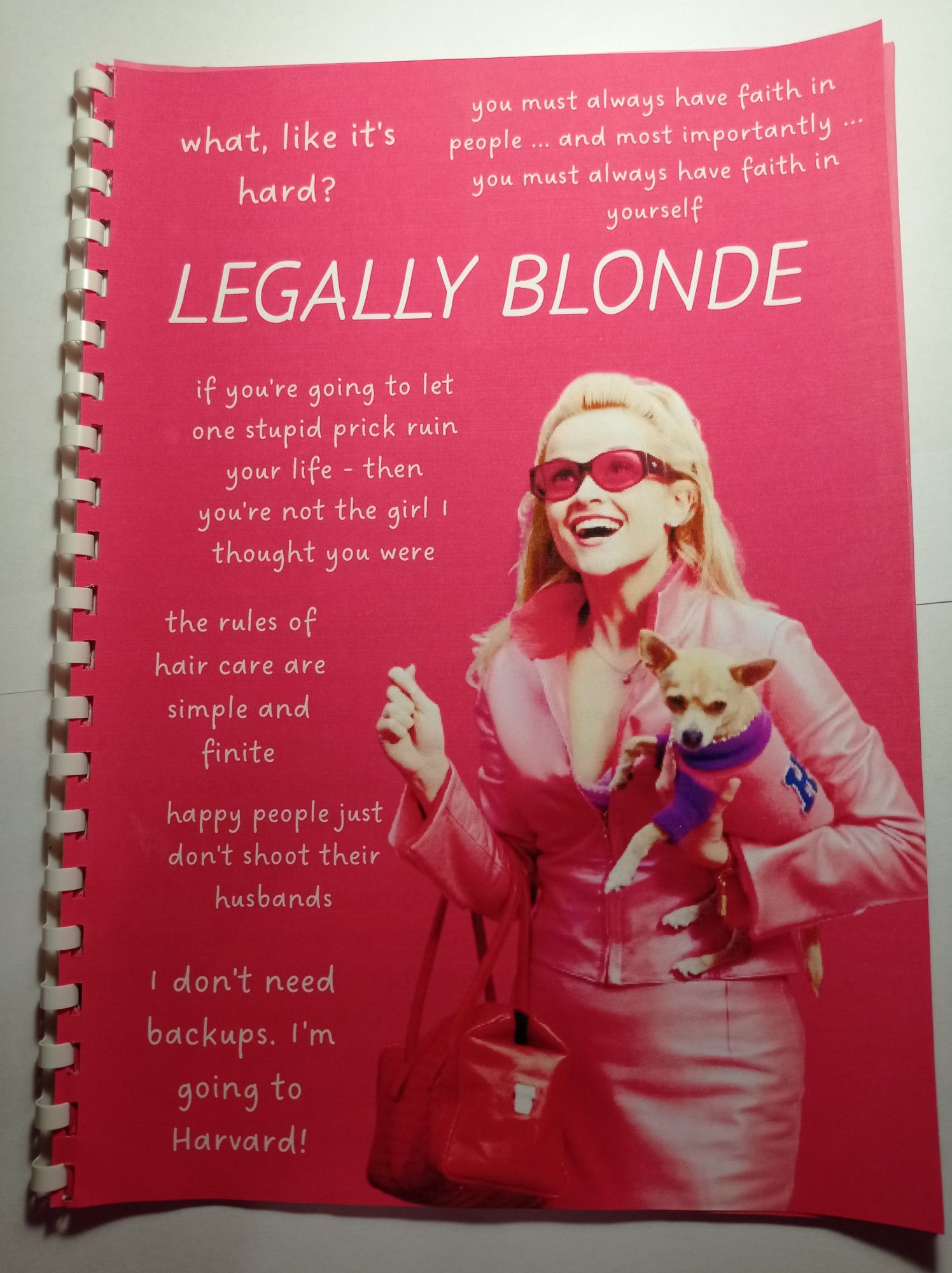 ДРУКОВАНИЙ Workbook за фільмом Блондинка в законі (Legally Blonde)