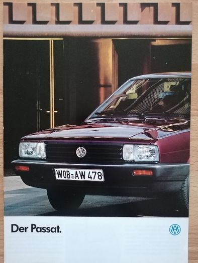 Prospekt VW Passat B2 C CL GL GT Carrat Schragheck Stufenheck Variant
