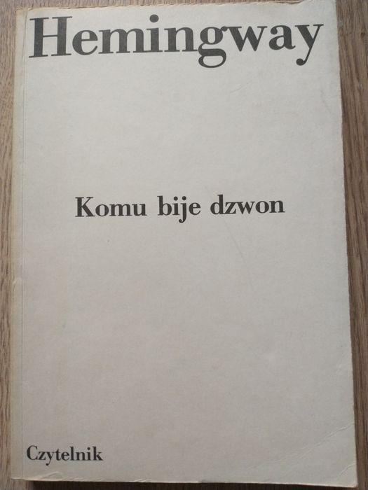 Komu bije dzwon, Hemingway