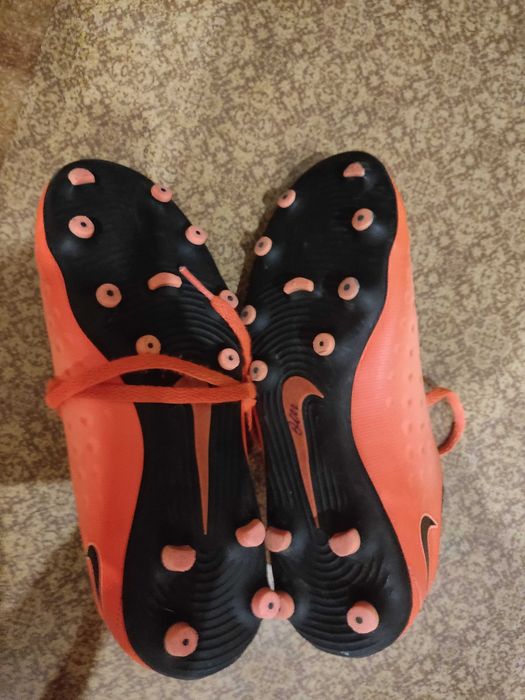 Бутсы, Найк, оранжевые