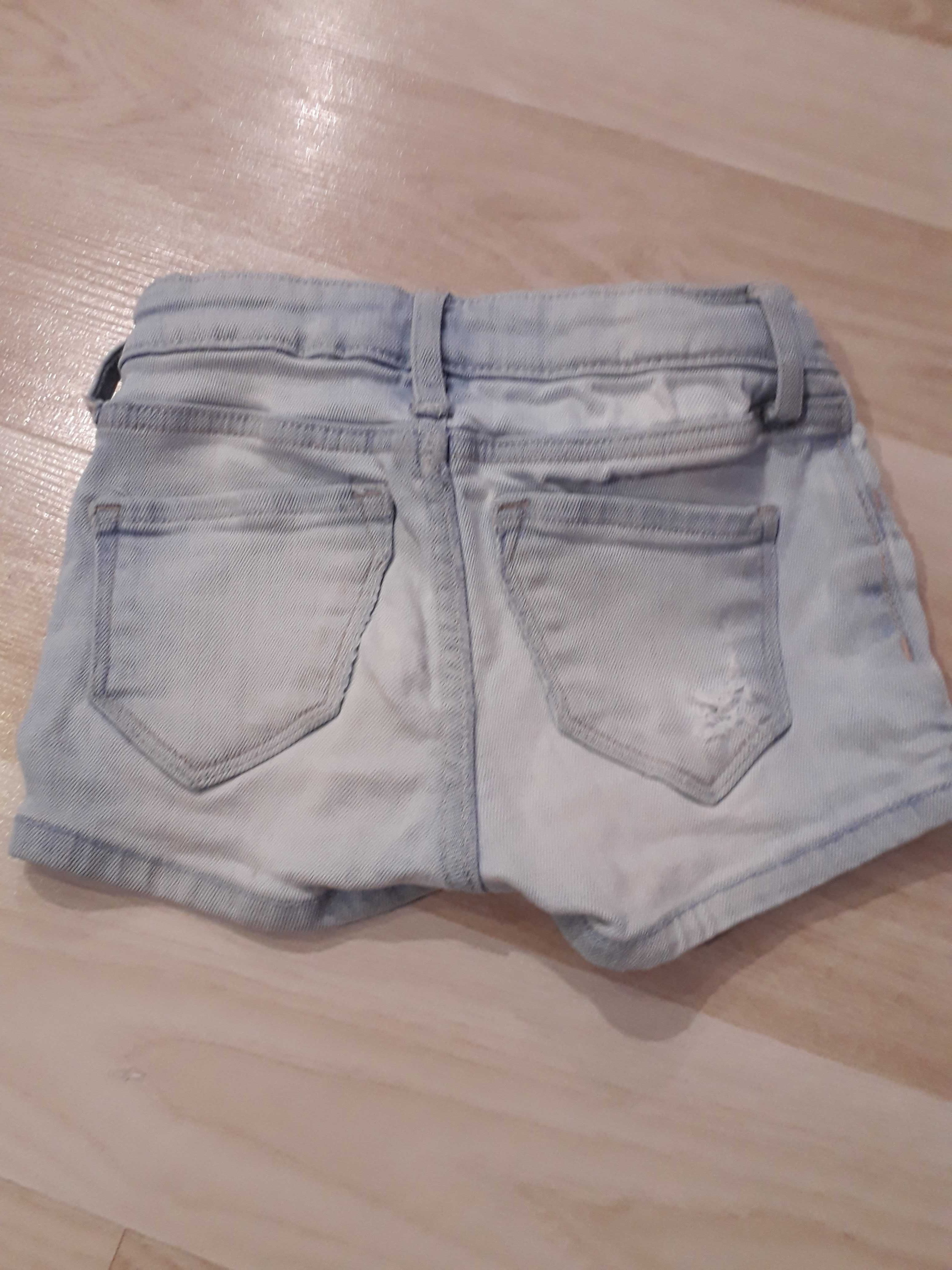 Spodenki 98 h&m krótkie jeansowe dla dziewczynki