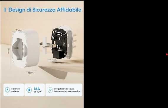 inteligentne gniazdo WiFi Meross MSS305ZT
