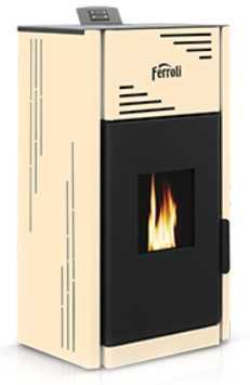 FERROLI Breta Pellet PRO  8 kW termo kominek  piecyk na pelet pellet