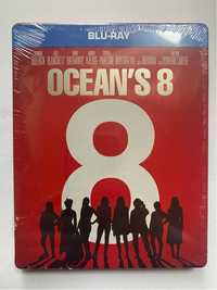 Film Ocean's 8 płyta Blu-ray Steelbook Nowy Folia