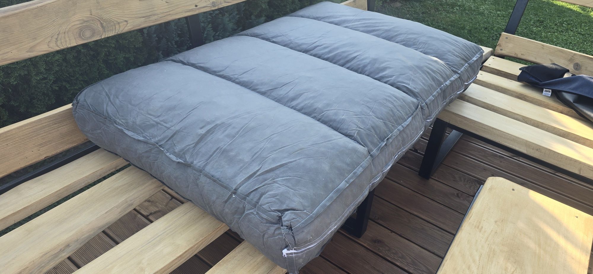 Wkłady do poduch palety, ławka, huśtawka, sofa wymiary 120x80x15