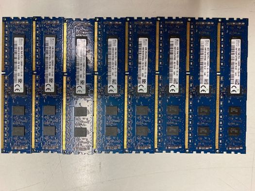 8 memórias RAM 4GB