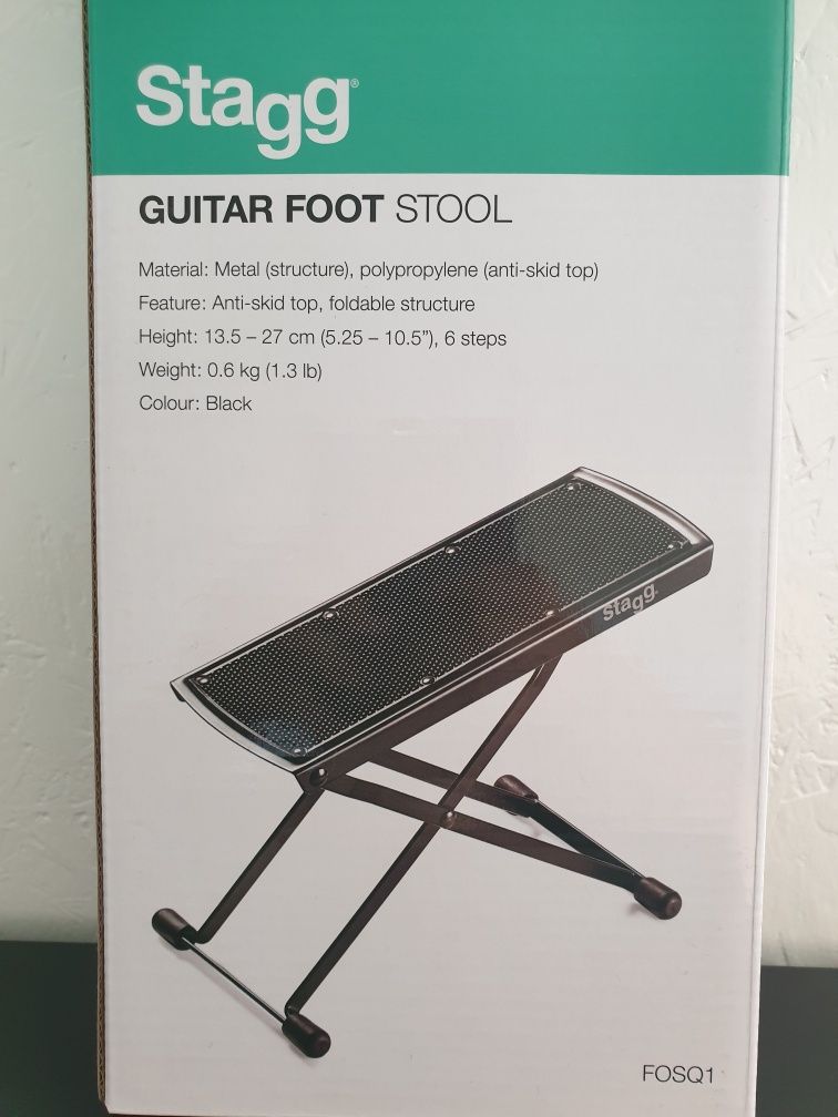 Apoio de pé para guitarra