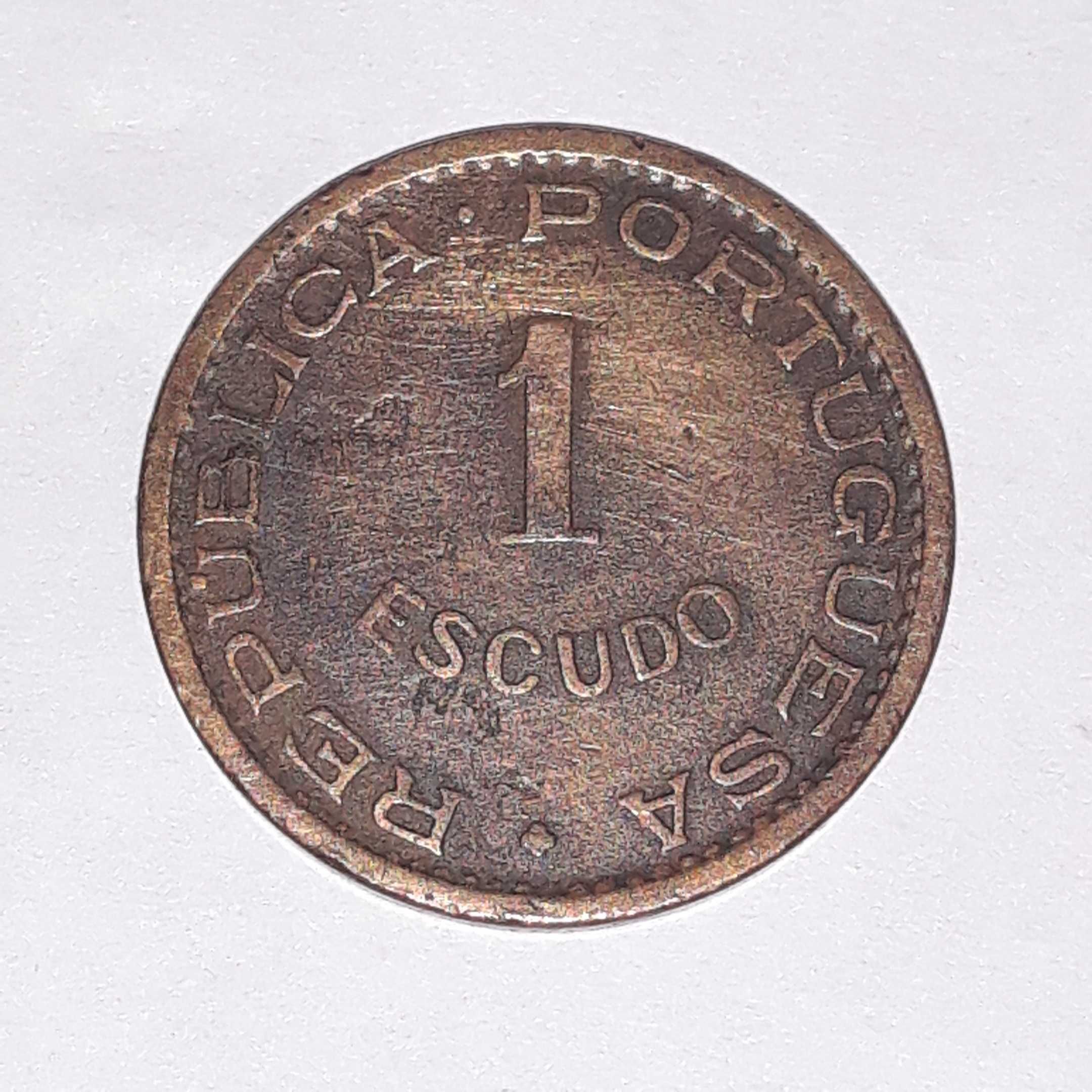 Moeda Angola 1 Escudo 1963 Bronze Ex-Colónia Portugal