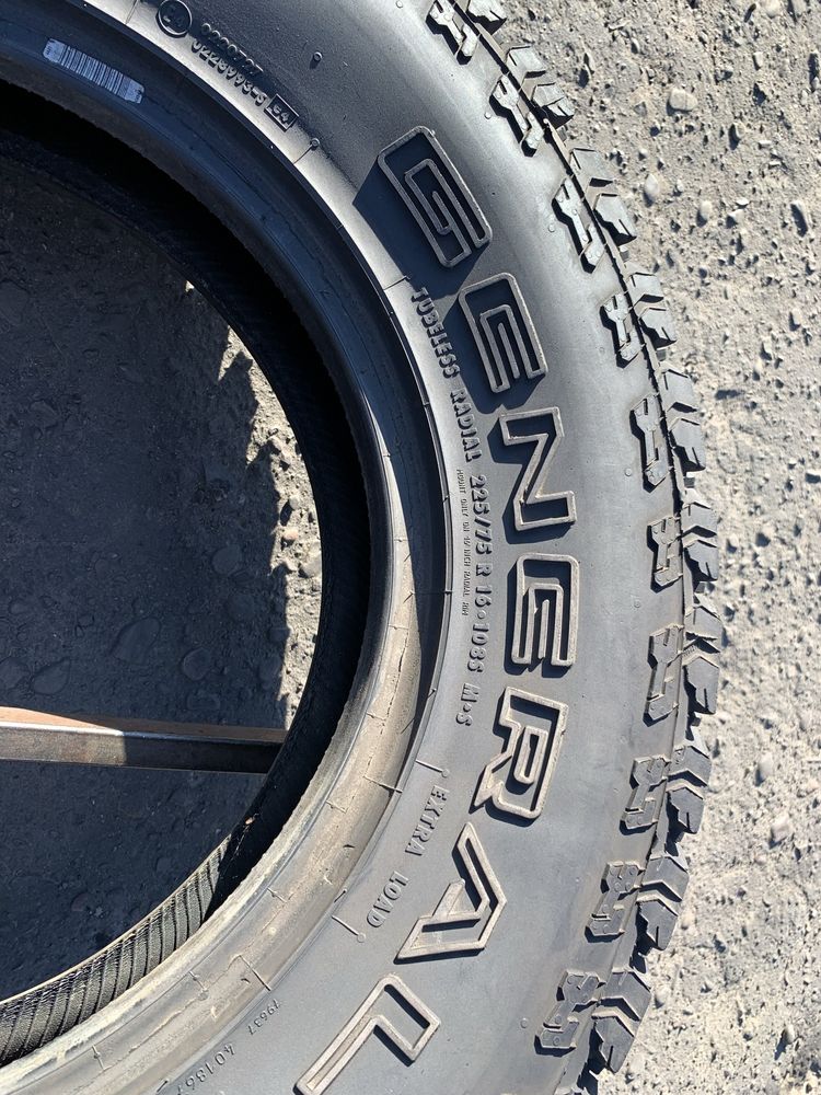 Шини 225/75 R16 General 11,5 мм 225 75 16