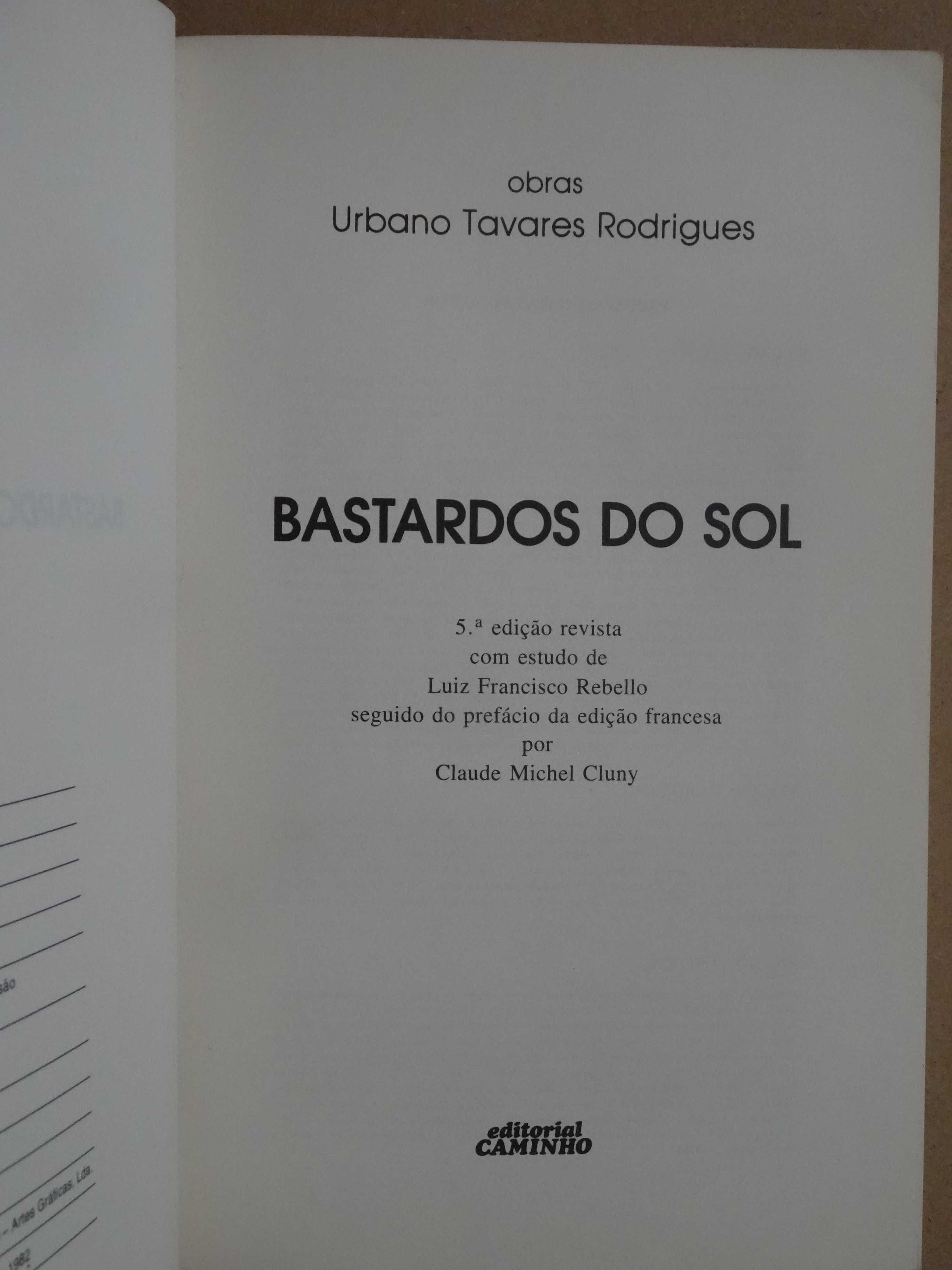 Bastardos do Sol de Urbano Tavares Rodrigues