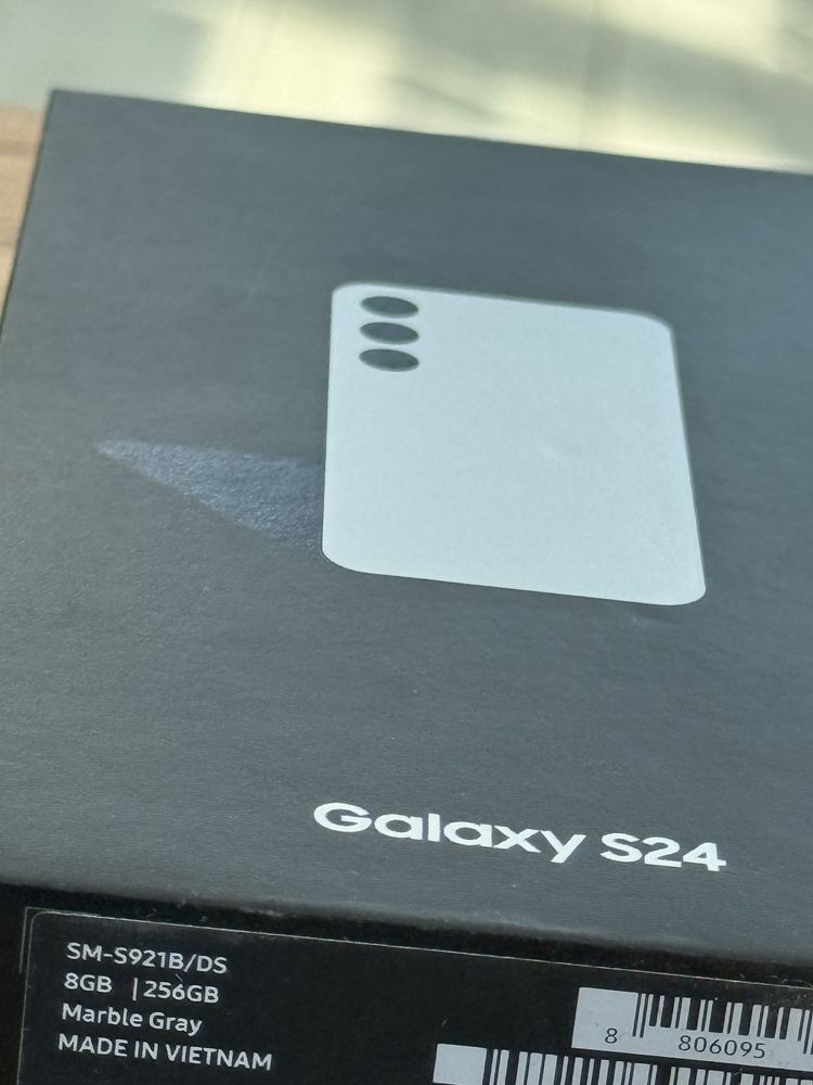 Samsung s24 256 marble gray новий ( самсунг с24 ,телефон ,андроїд )