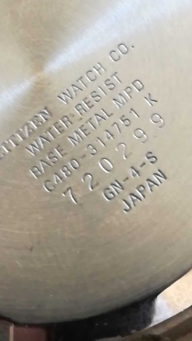 Relógio Citizen Watch Co - C 480-GN-4-S Japan