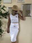 Komplet tommy hilfiger spodnica top bluzka zestaw