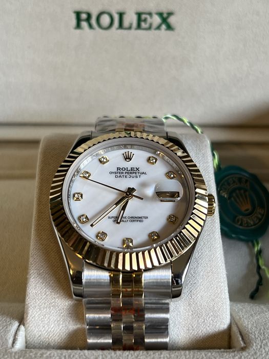 Rolex Oyster Perpetual DateJust Silver/Gold