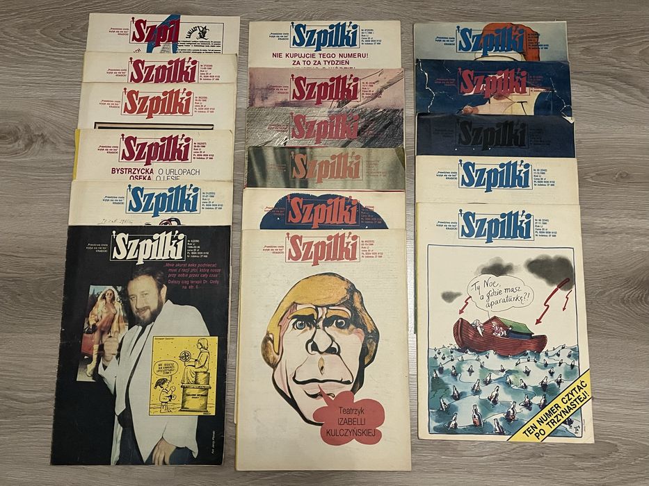 Szpilki gazety z 1986 roku 17 numerów