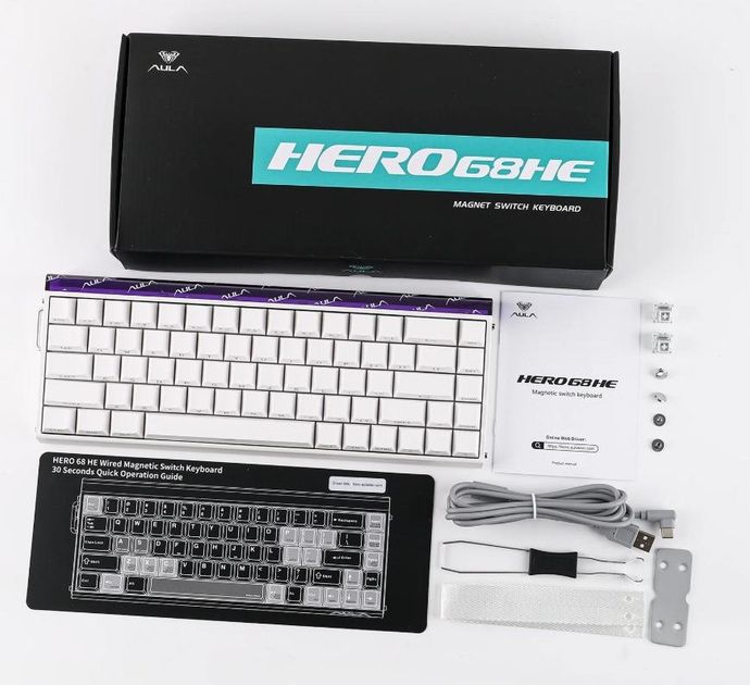 Магнітна клавіатура AULA HERO 68HE