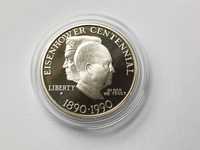 1 Dolar USA 1990 Eisenhower Srebro