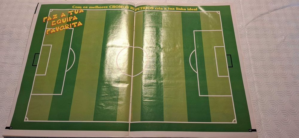 Caderneta de cromos futebol ano 96/97 Excelente