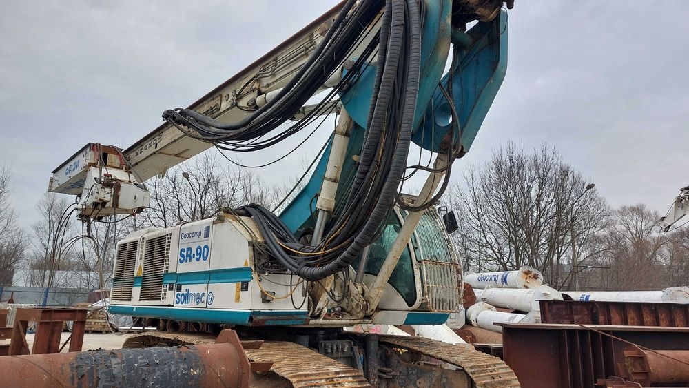 бурова установка, палебійний бур Soilmec, для фундаментів