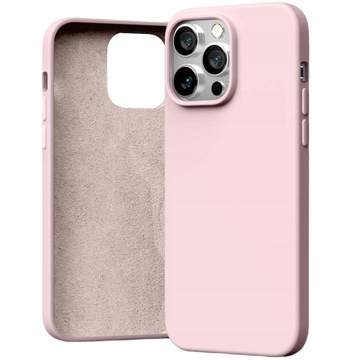 Etui Mercury Silikon Case Do Iphone 16 Pro Max Obudowa Mikrofibra