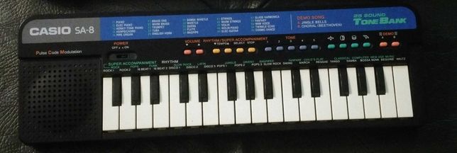 Casio SA-8 organki keyboard