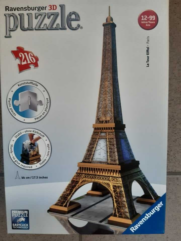 Wieża Eiffla puzzle 3D
