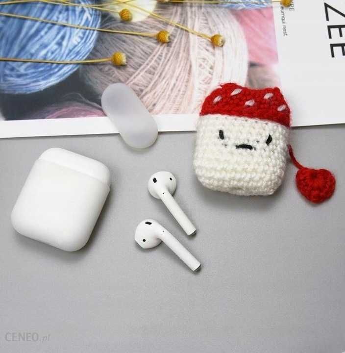 Silikonowe etui wełna nakładka GRZYBEK AirPods 1/2