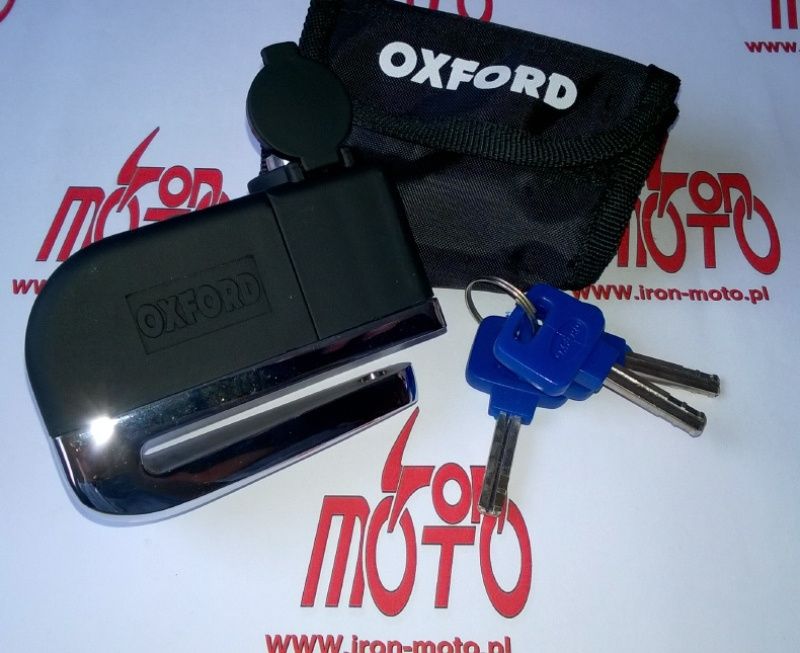 Blokada motocyklowa Oxford Sreamer 7mm trzpień OF229 Alarm