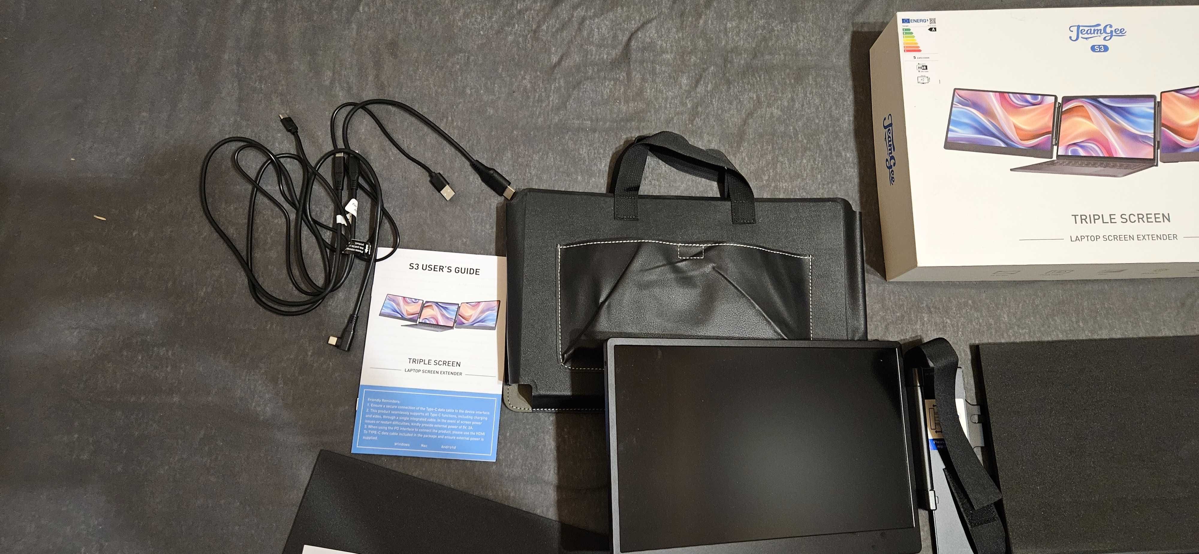 Teamgee S3 Przenośny monitor 14"do laptopa FHD