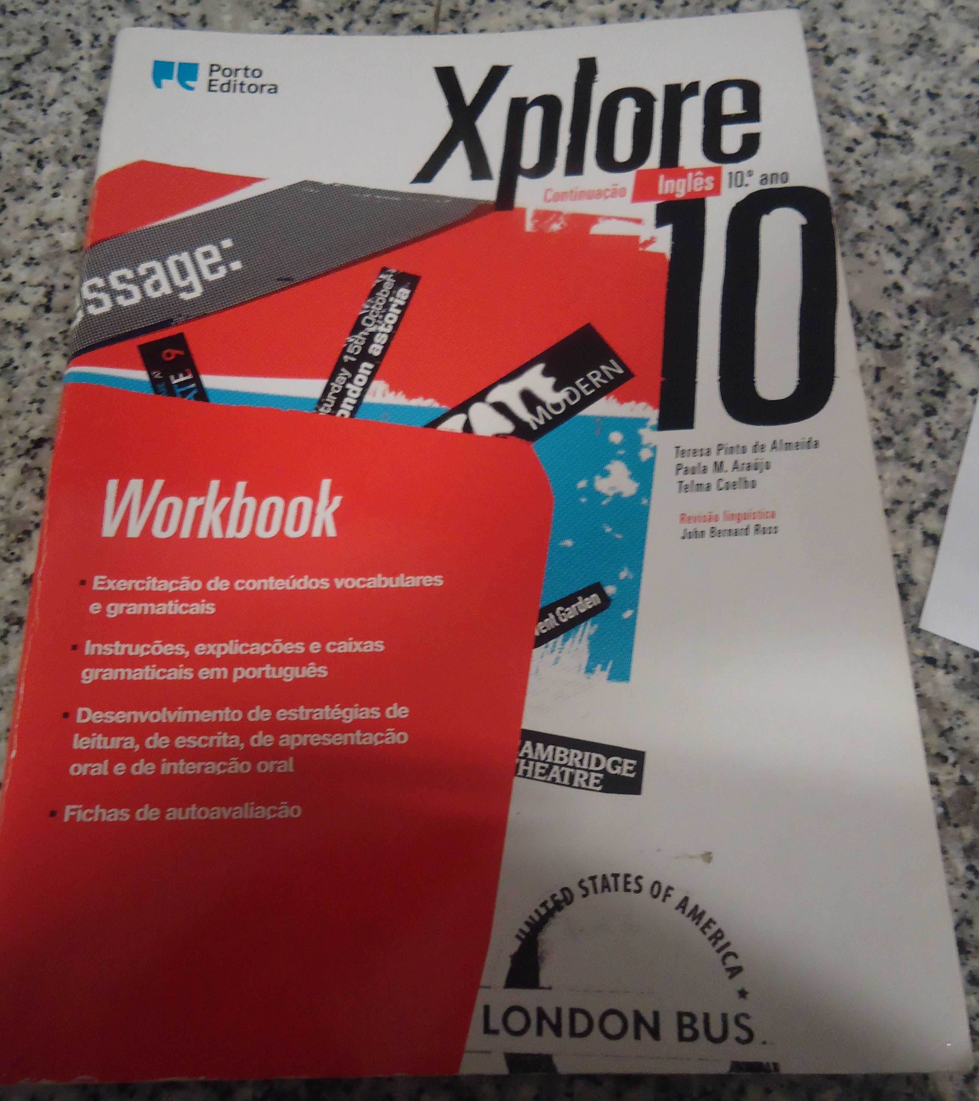 Workbook - Xplore - Ingês - 10º Ano - Porto Editora