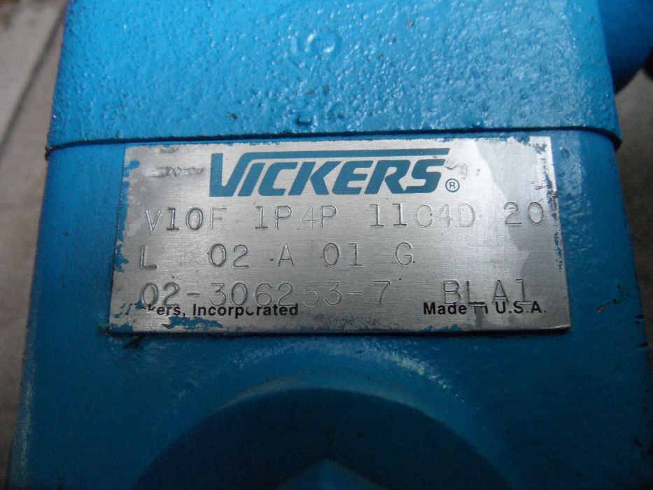 Pompy zębate i łopatkowe Vickers  Cyklop łuparka rębak prasa.