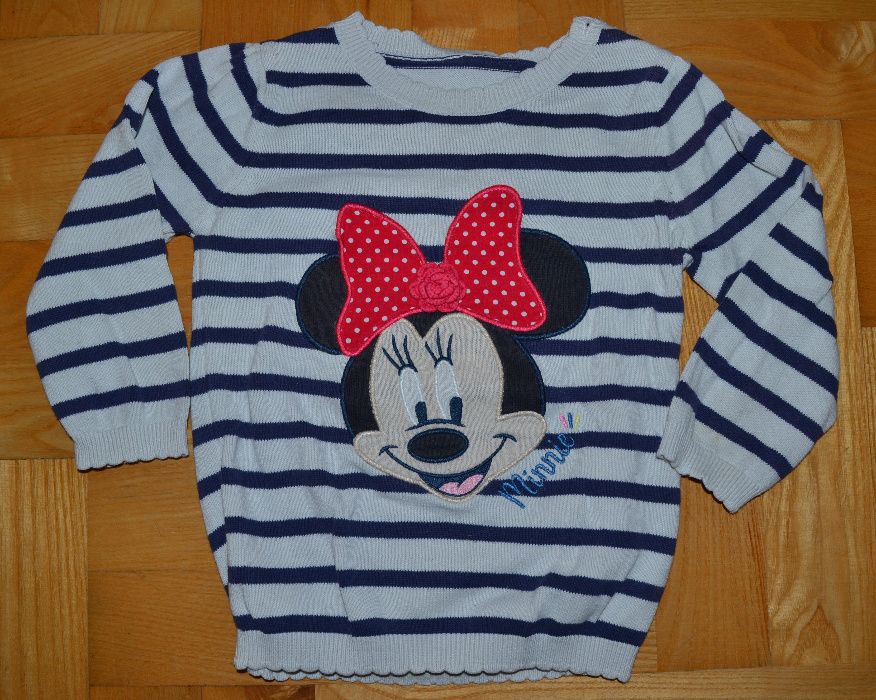 909^ Świąteczny sweter myszka Minnie 1/1,5L_86 cm