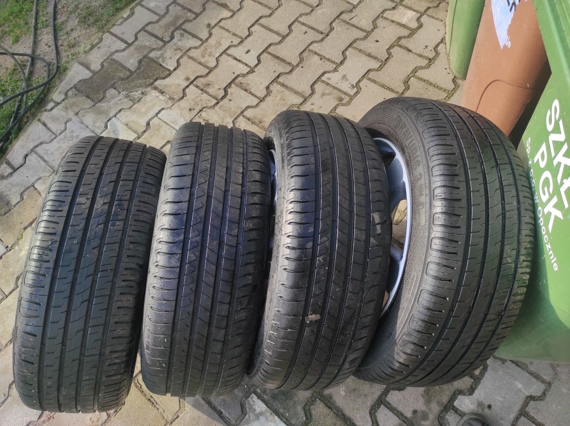 Letnie opony z alofelgami 205/16r