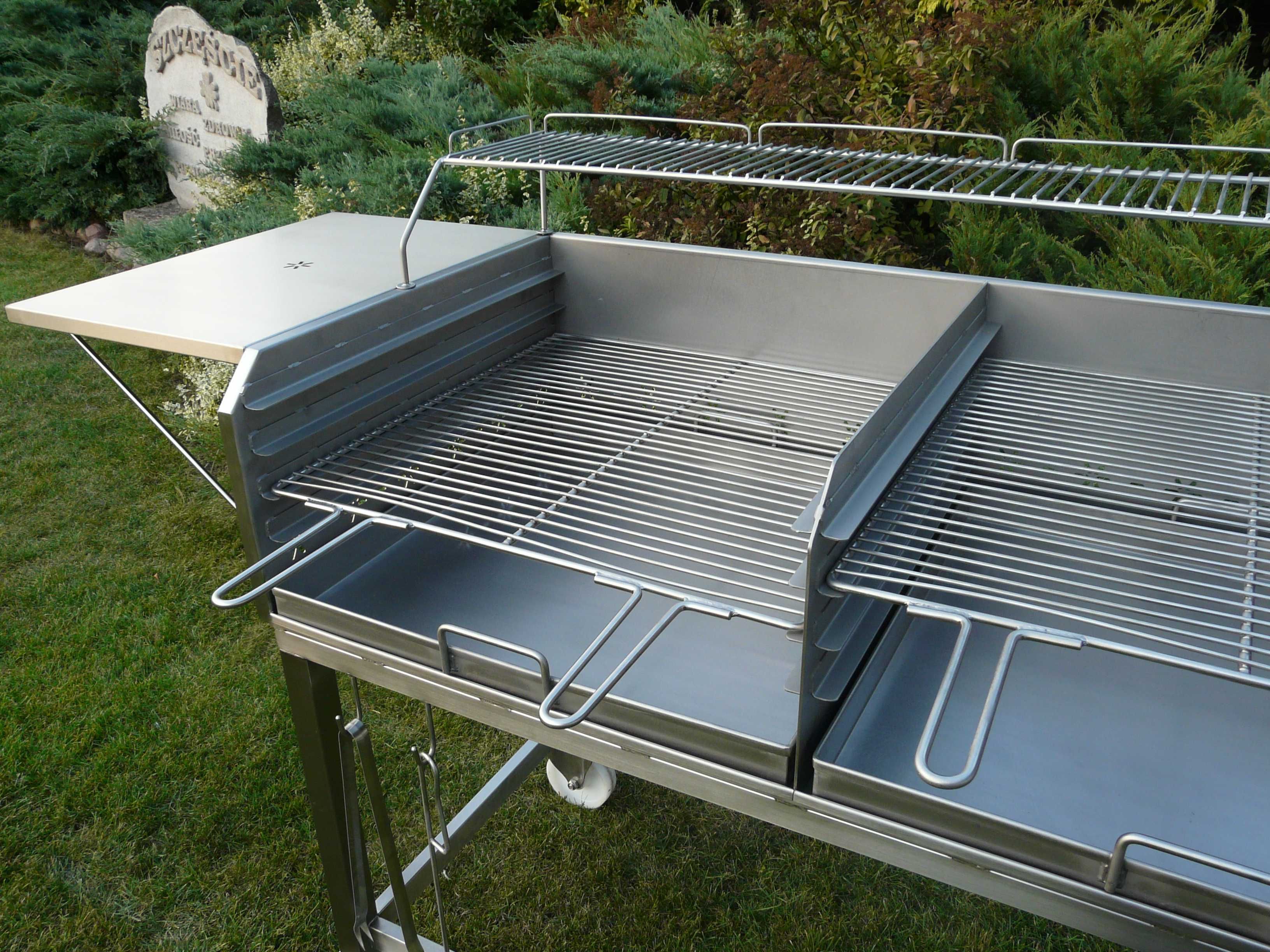 Gastronomiczny grill nierdzewny średni 1200 x 600