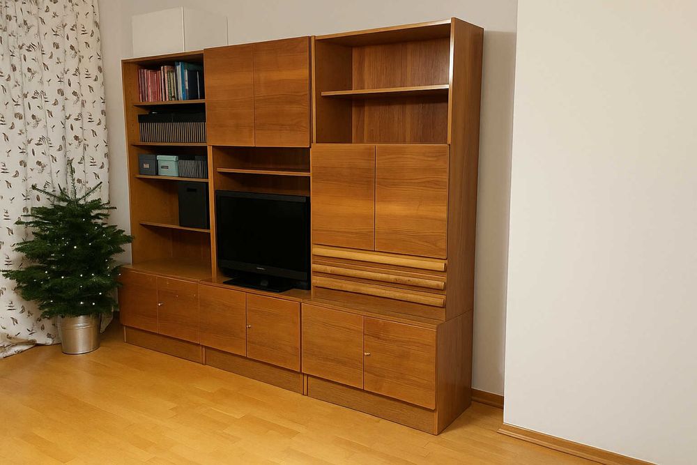 Segment meblościanka PRL Vintage