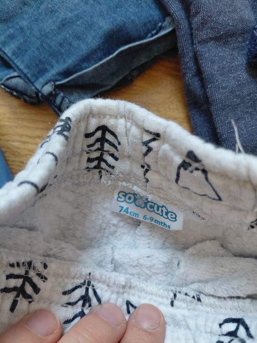 Zestaw spodnie chłopięcych 74