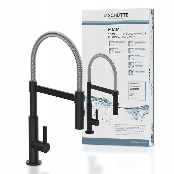 Bateria kuchenna stojąca Schütte Unicorn czarny