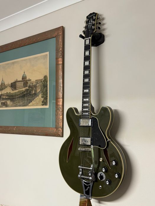 Epiphone Shinichi Ubukata ES-355 Bigsby Gibson Custom 57 Varitone case