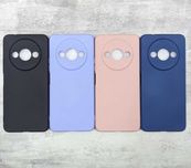 Чохол Silicone Case с микрофиброй для Xiaomi Redmi A3 / Чехол Накладка