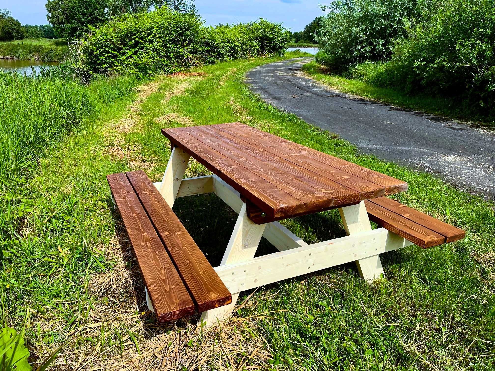 Ławostół, stół piknikowy, stół piwny, meble barowe, meble ogrodowe 2m