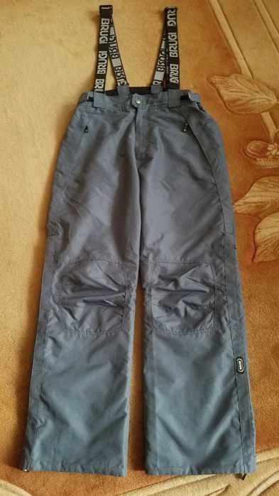 Spodnie narciarskie BRUGI (56) z szelkami pas 100 cm
