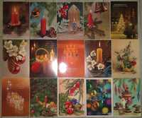 Zima, Nowy Rok, Boże Narodzenie - 45 pocztówek