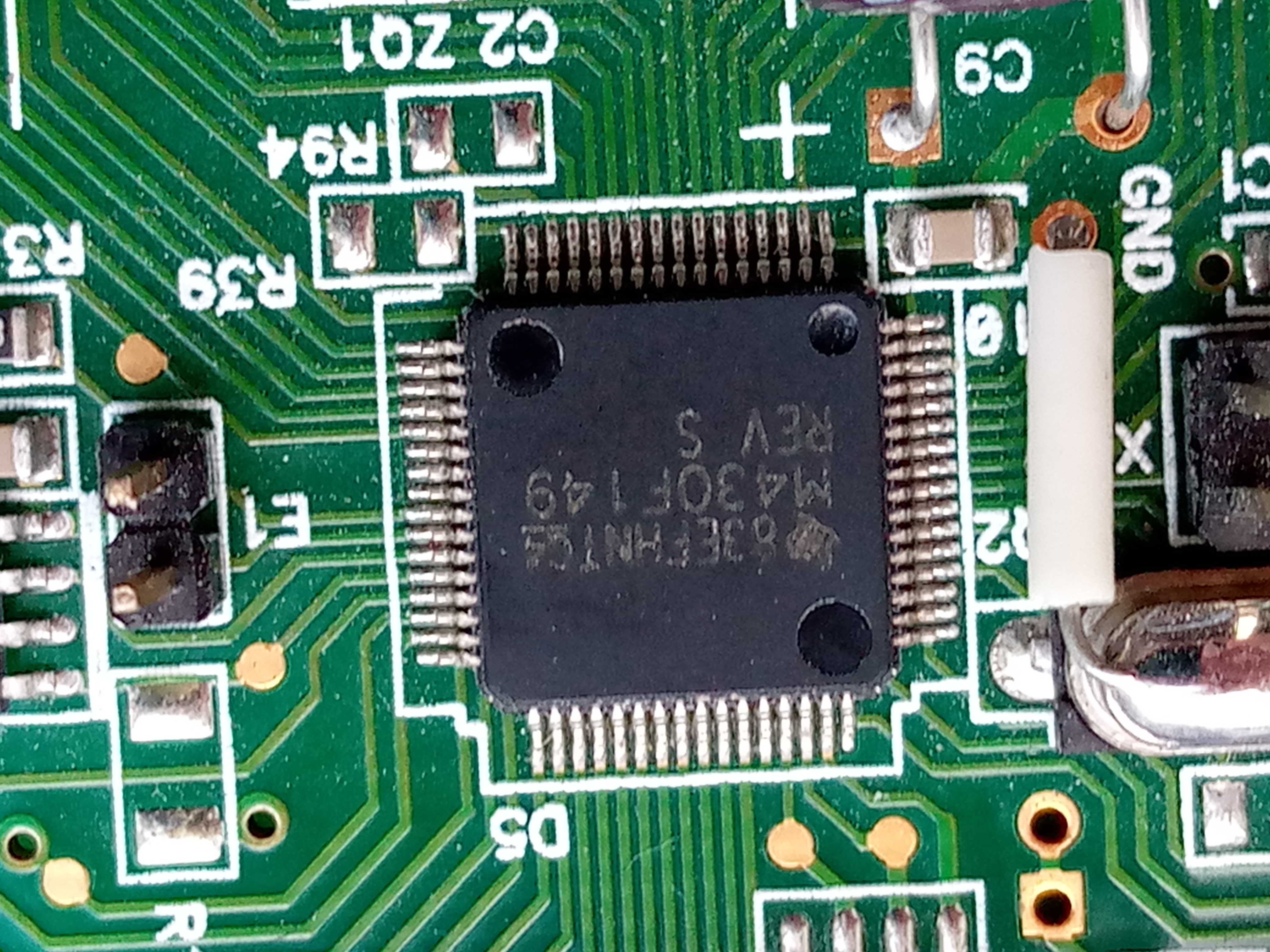Плата эл.счетчика (Микропроцессор MSP430F149)на разбор