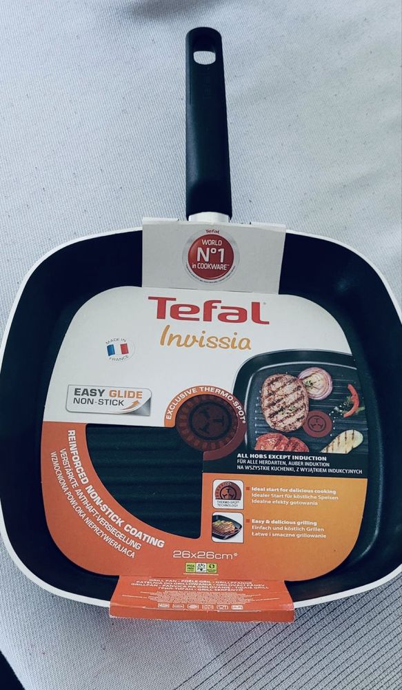 Nowa patelnia teflonowa Tefal Invissia