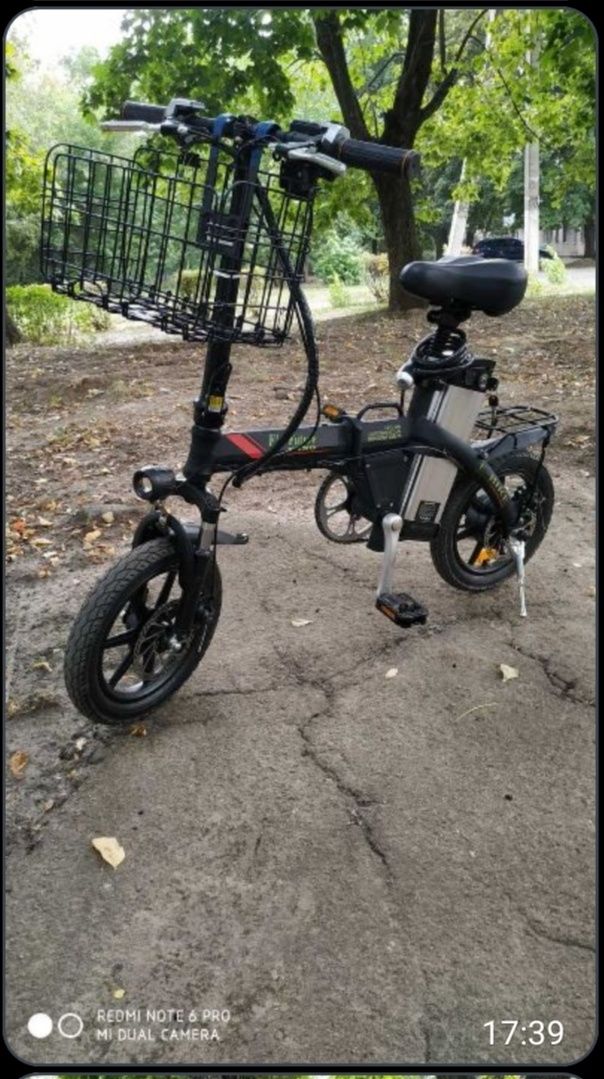 Электровелосипед El-Future NANO 300W 48V 11,3AH