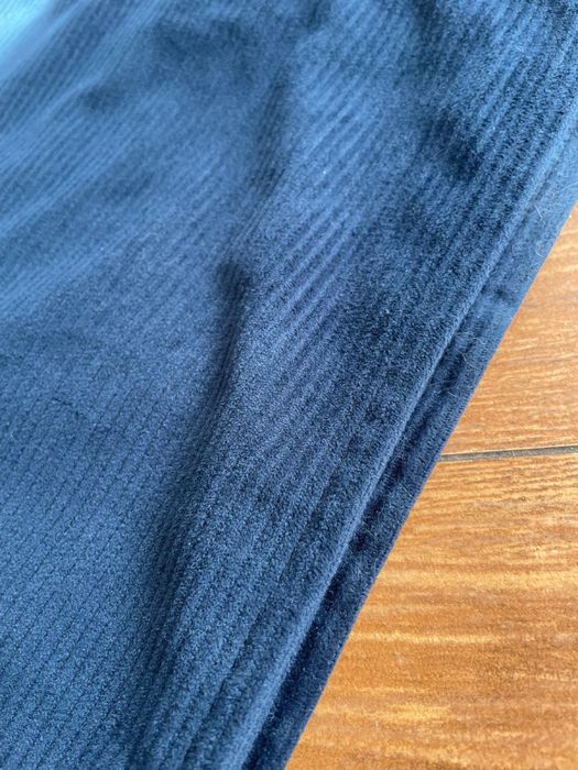 Zasłona granatowa, sztruks 200x240