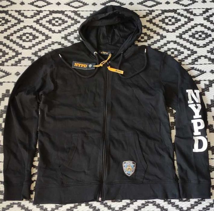NYPD Bluza Black Zip NOWA z metkami